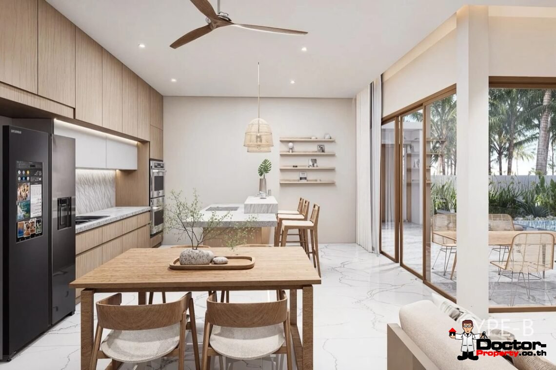 Tropical 4 Bedroom Pool Villa in Laem Set, Koh Samui – For Sale