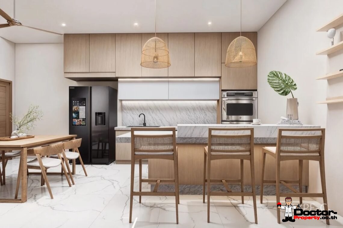 Tropical 3 Bedroom Pool Villa in Laem Set, Koh Samui – For Sale