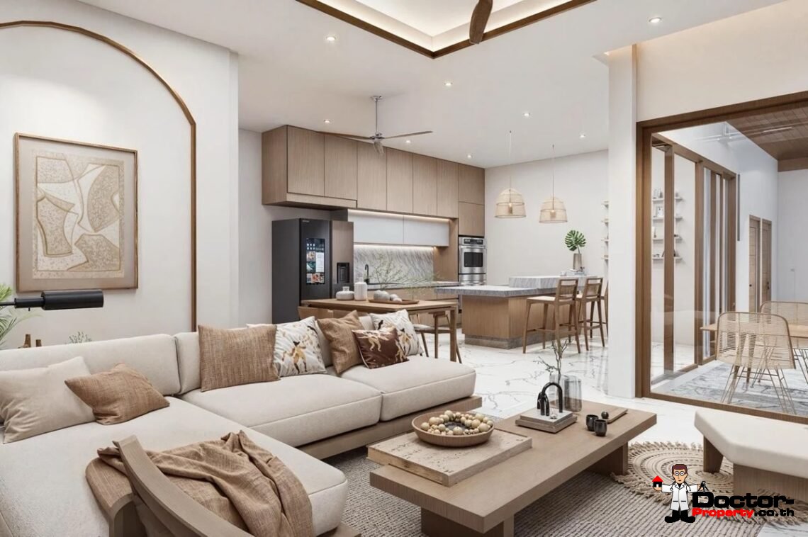 Tropical 3 Bedroom Pool Villa in Laem Set, Koh Samui – For Sale