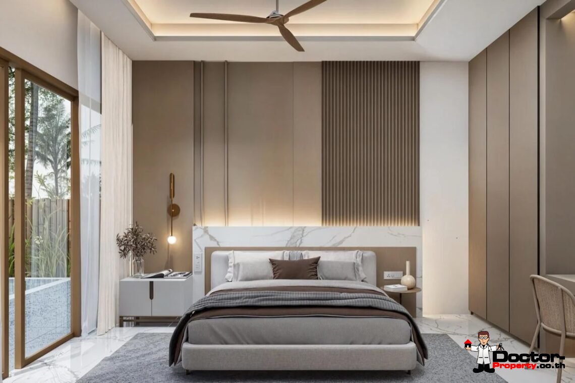 Tropical 3 Bedroom Pool Villa in Laem Set, Koh Samui – For Sale