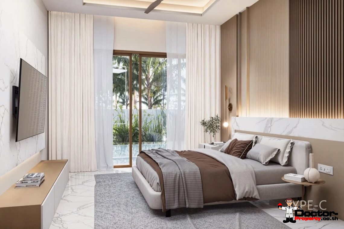 Tropical 3 Bedroom Pool Villa in Laem Set, Koh Samui – For Sale