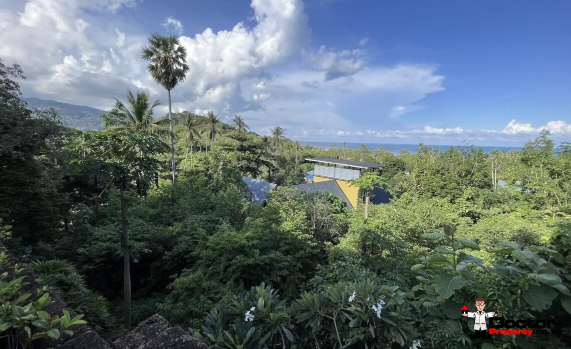 Land 1,824 sqm with Sae View in Laem Set, Koh Samui – For Sale