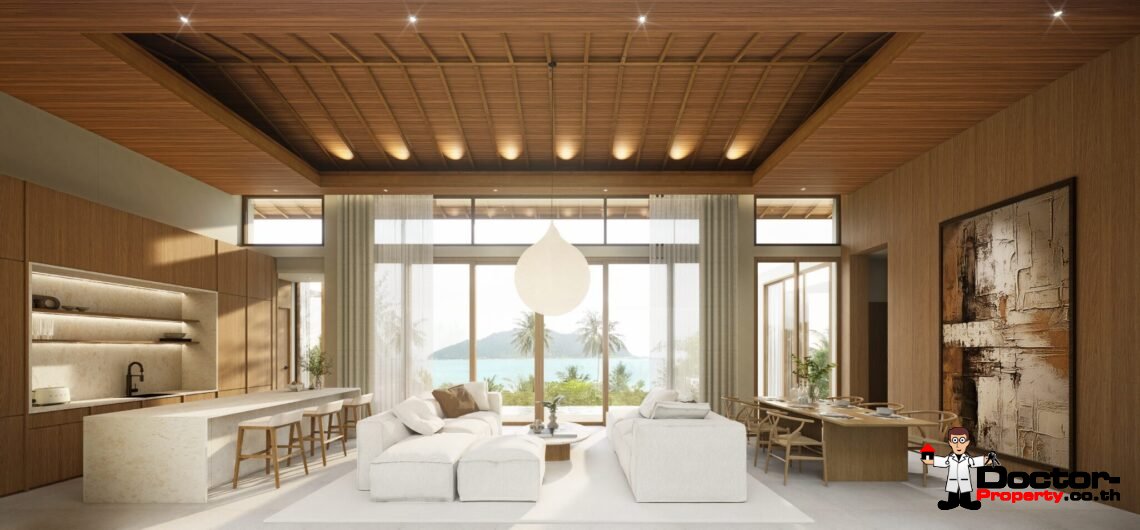 Luxury 3 Bedroom Pool Villa with Sea View in Plai Laem, Koh Samui – For Sale