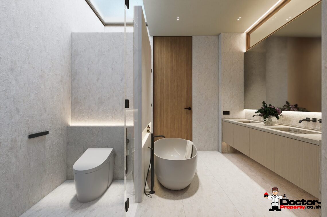 Luxury 3 Bedroom Pool Villa with Sea View in Plai Laem, Koh Samui – For Sale