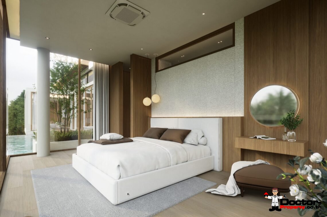 Luxury 3 Bedroom Pool Villa with Sea View in Plai Laem, Koh Samui – For Sale