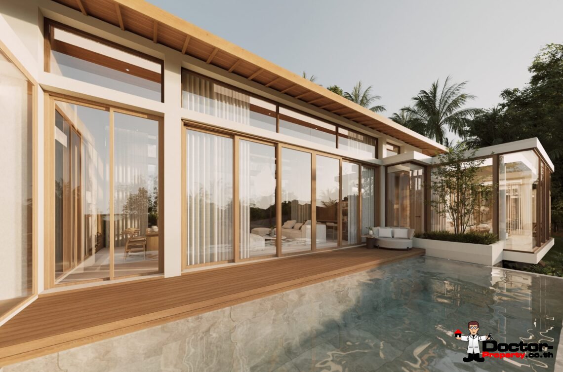 Luxury 3 Bedroom Pool Villa with Sea View in Plai Laem, Koh Samui – For Sale