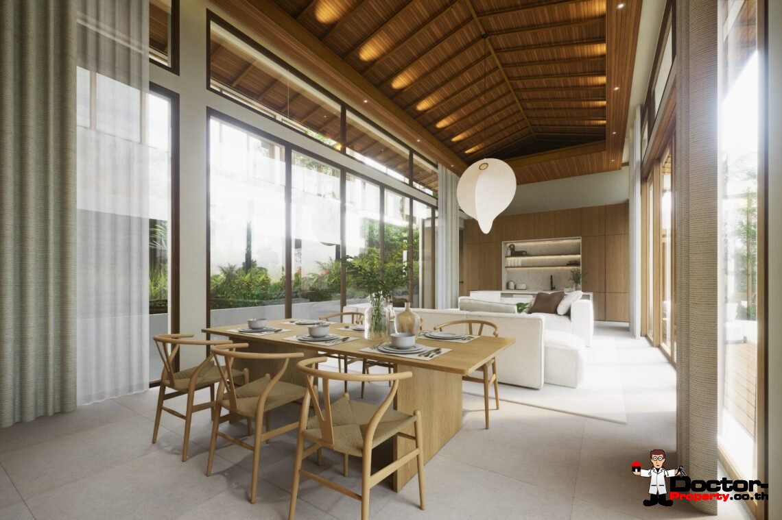 Luxury 3 Bedroom Pool Villa with Sea View in Plai Laem, Koh Samui – For Sale