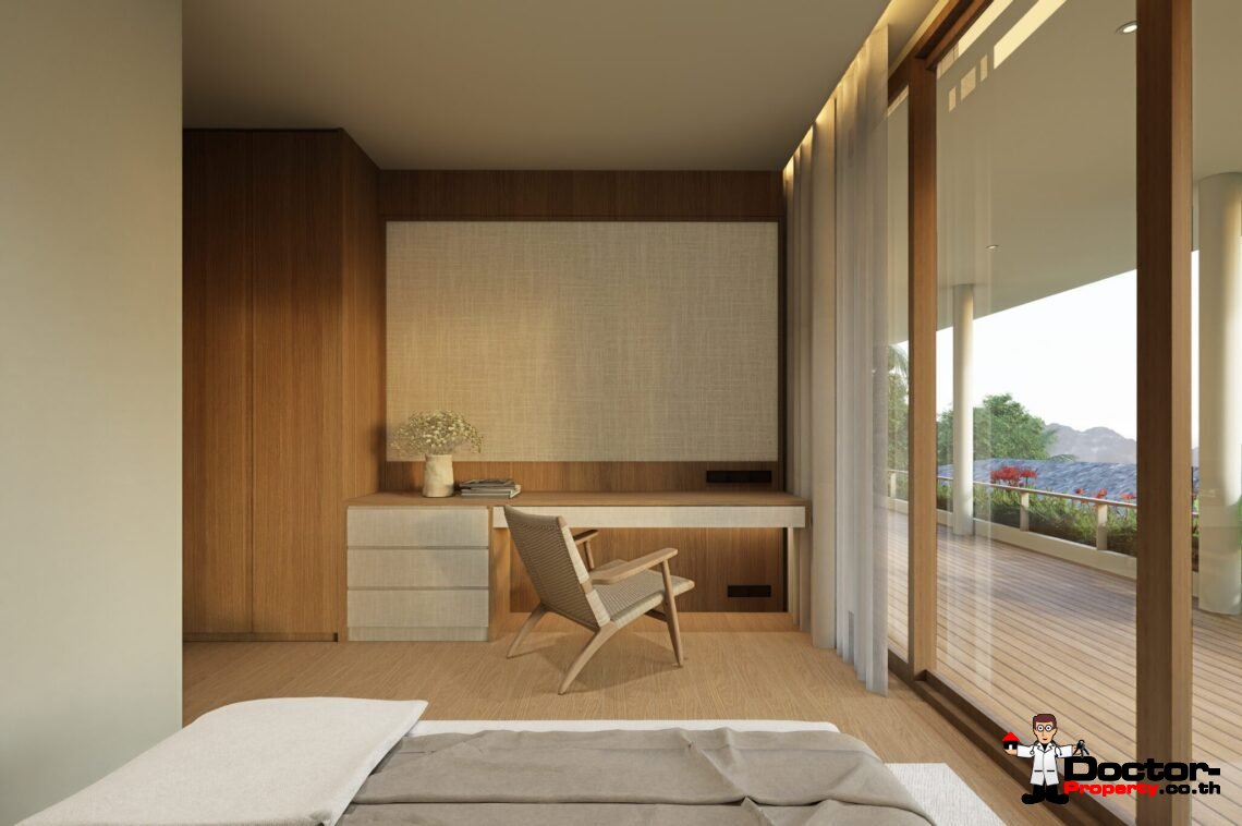 Luxury 4 Bedroom Pool Villa with Sea View in Plai Laem, Koh Samui – For Sale