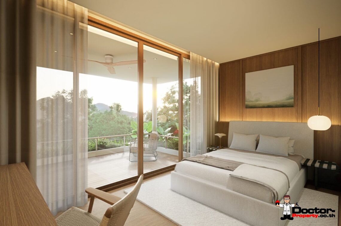 Luxury 4 Bedroom Pool Villa with Sea View in Plai Laem, Koh Samui – For Sale