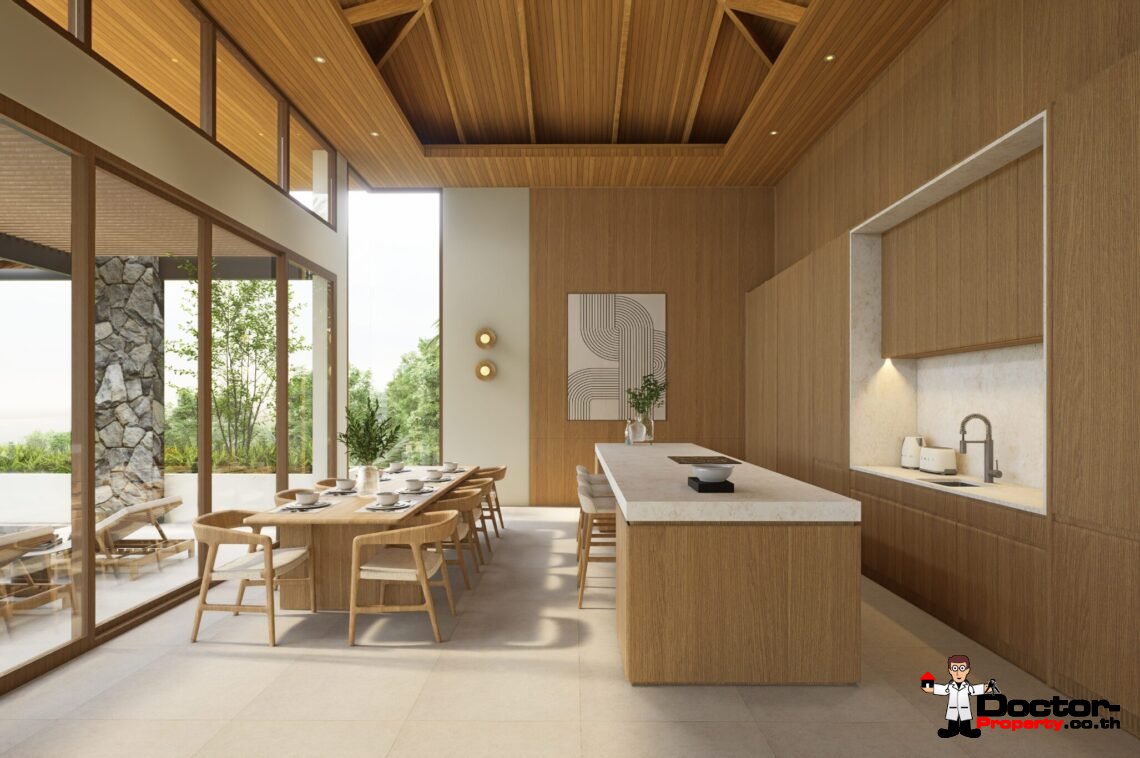 Luxury 4 Bedroom Pool Villa with Sea View in Plai Laem, Koh Samui – For Sale