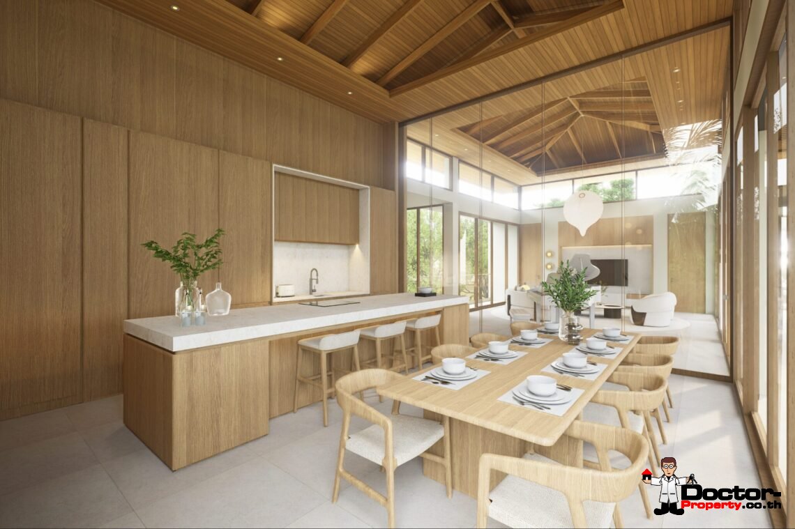 Luxury 4 Bedroom Pool Villa with Sea View in Plai Laem, Koh Samui – For Sale