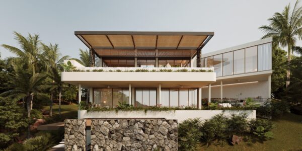 Luxury 4 Bedroom Pool Villa with Sea View in Plai Laem, Koh Samui – For Sale