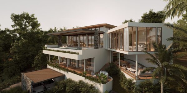 Luxury 4 Bedroom Pool Villa with Sea View in Plai Laem, Koh Samui – For Sale