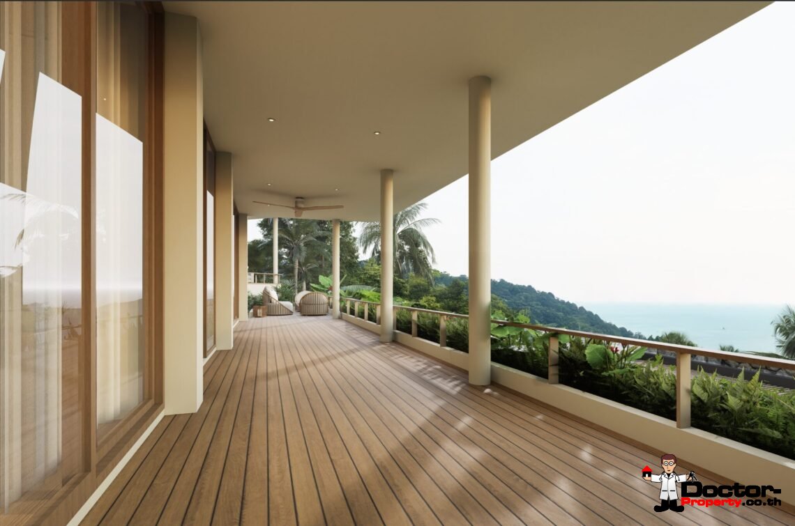 Luxury 4 Bedroom Pool Villa with Sea View in Plai Laem, Koh Samui – For Sale
