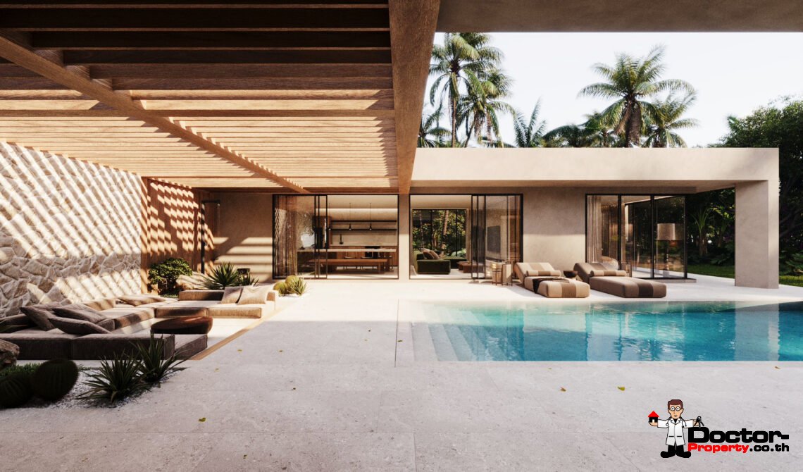 Modern 3-4 Bedroom Pool Villa in Chaweng, Koh Samui – For Sale