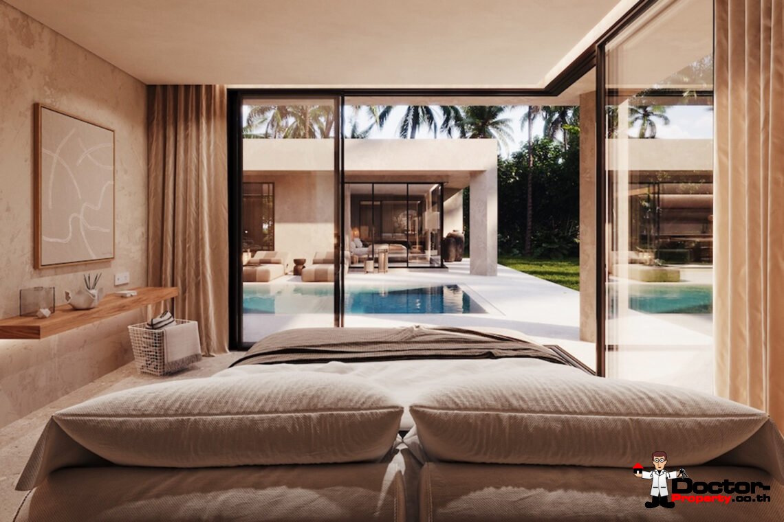 Modern 3-4 Bedroom Pool Villa in Chaweng, Koh Samui – For Sale