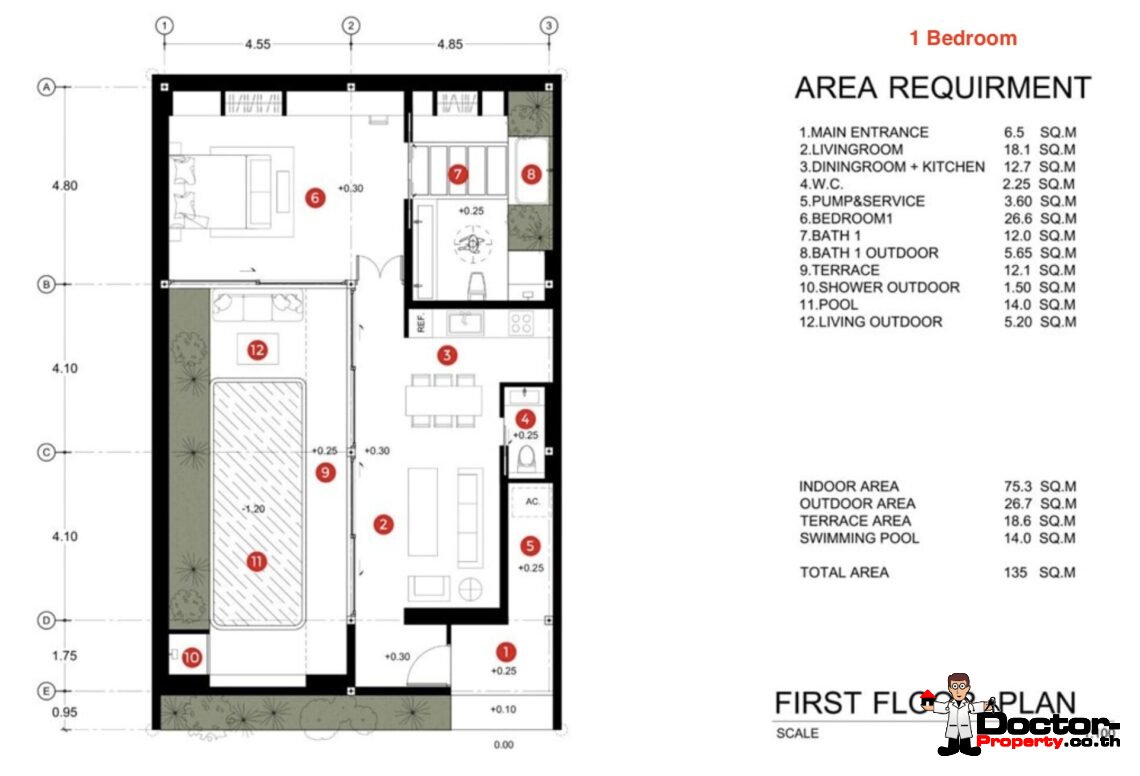 Modern 1-3 Bedroom Pool Villa in Mae Nam, Koh Samui – For Sale
