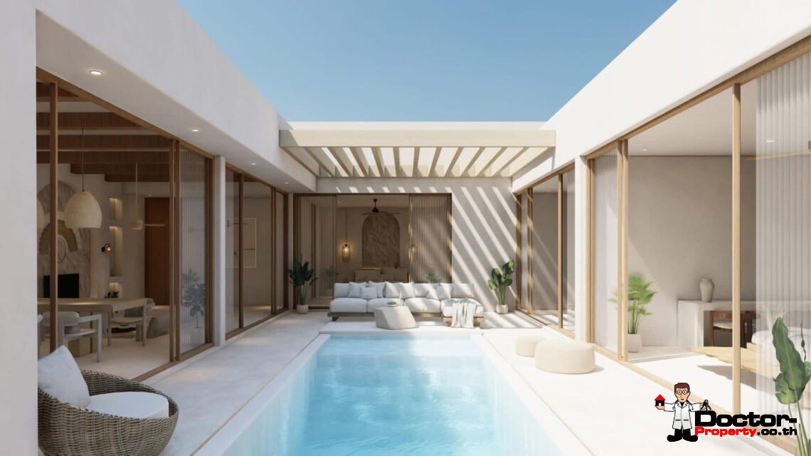 Modern 1-3 Bedroom Pool Villa in Mae Nam, Koh Samui – For Sale