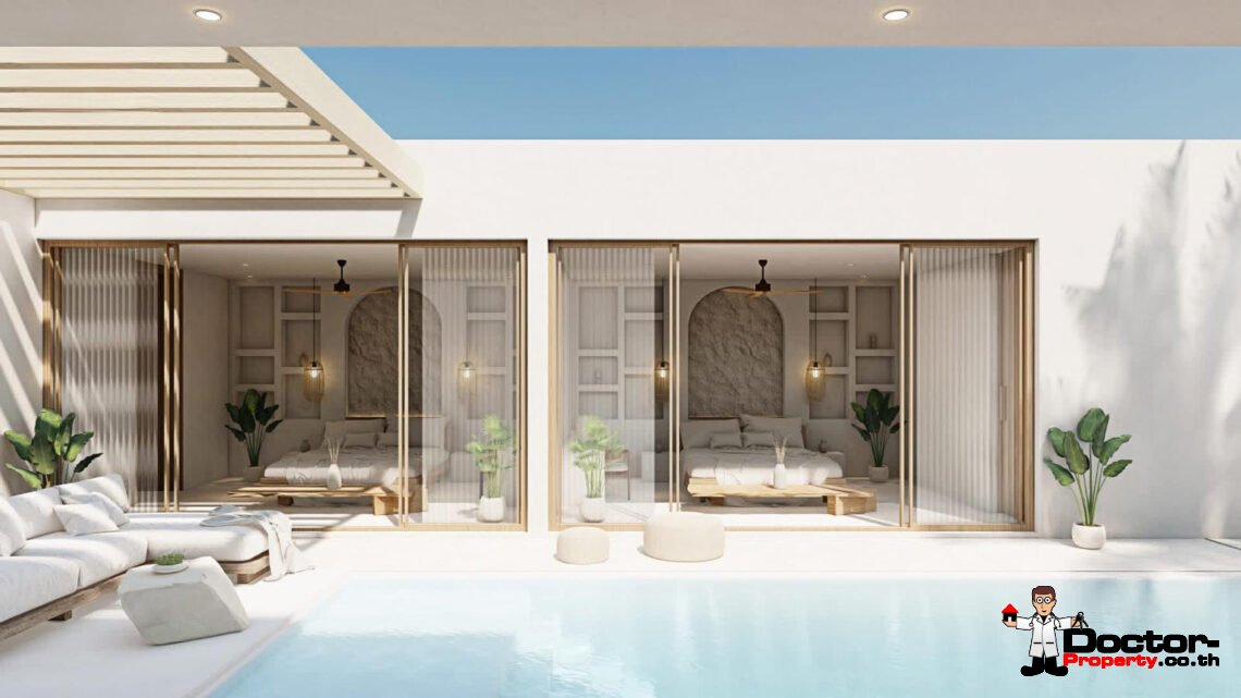 Modern 1-3 Bedroom Pool Villa in Mae Nam, Koh Samui – For Sale