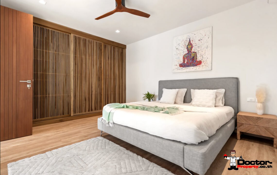 New 3 Bedroom Pool Villa with Partial Sea View in Ban Tai, Koh Samui – For Sale