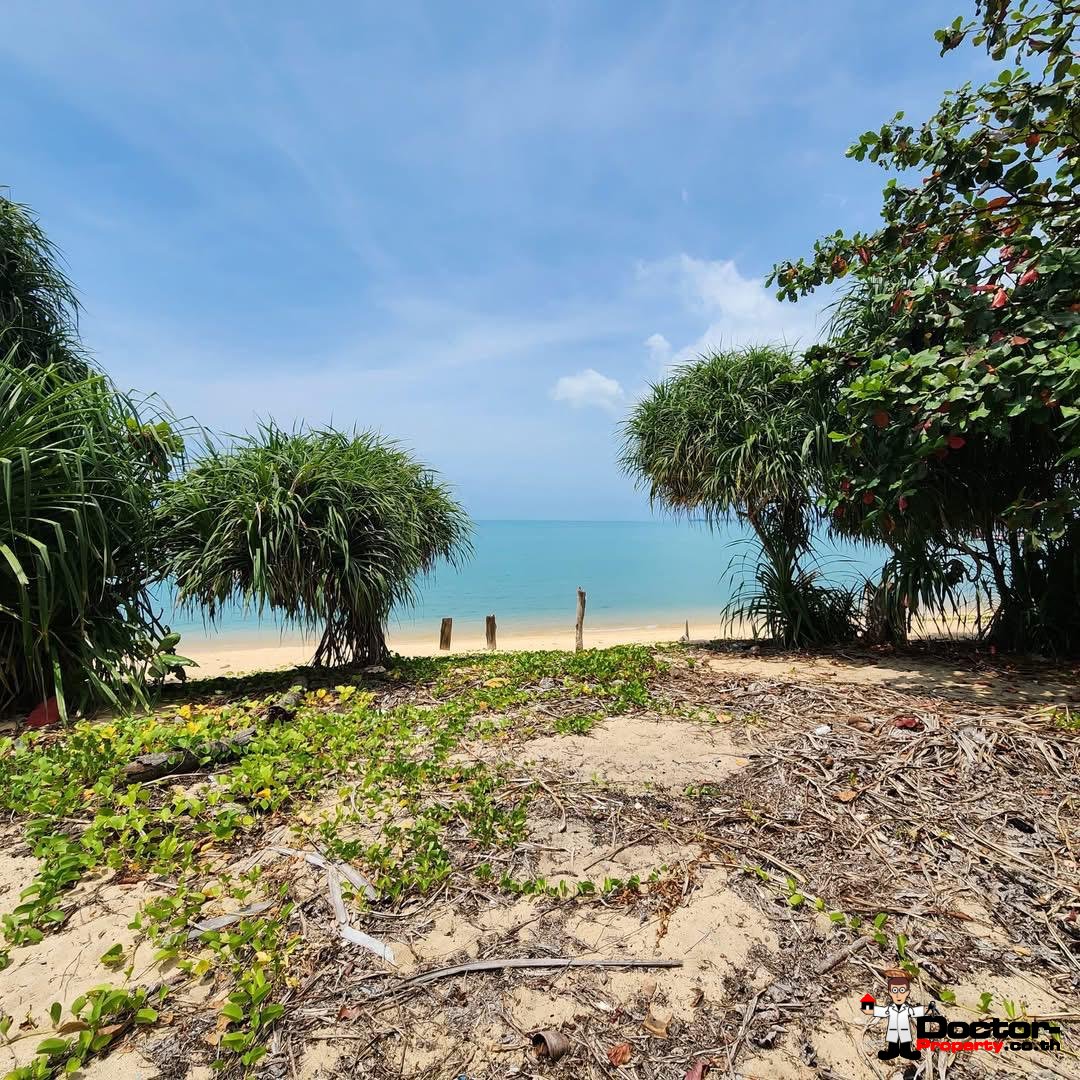 4 Rai Beachfront Land in Mae Nam, Koh Samui – For Sale
