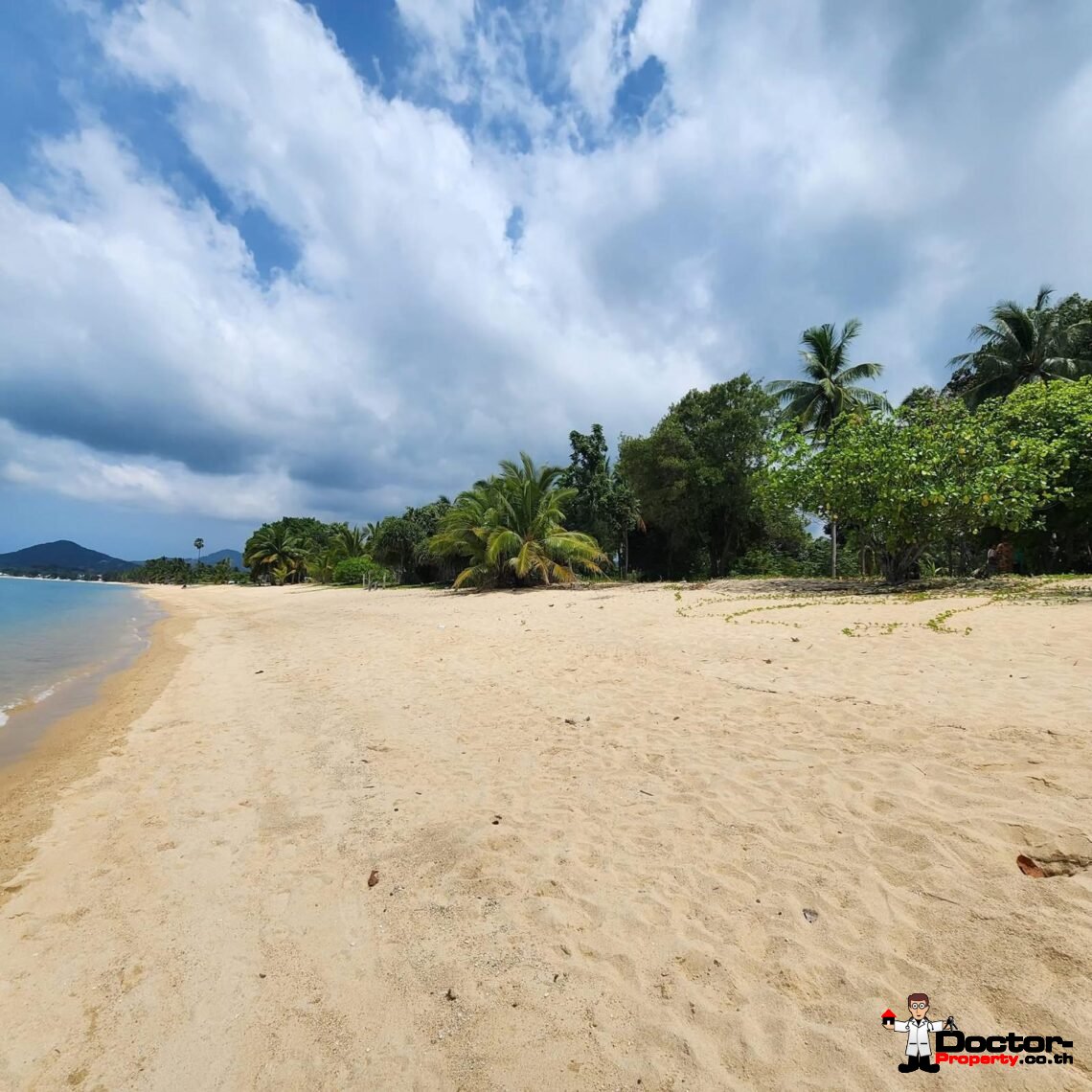 4 Rai Beachfront Land in Mae Nam, Koh Samui – For Sale