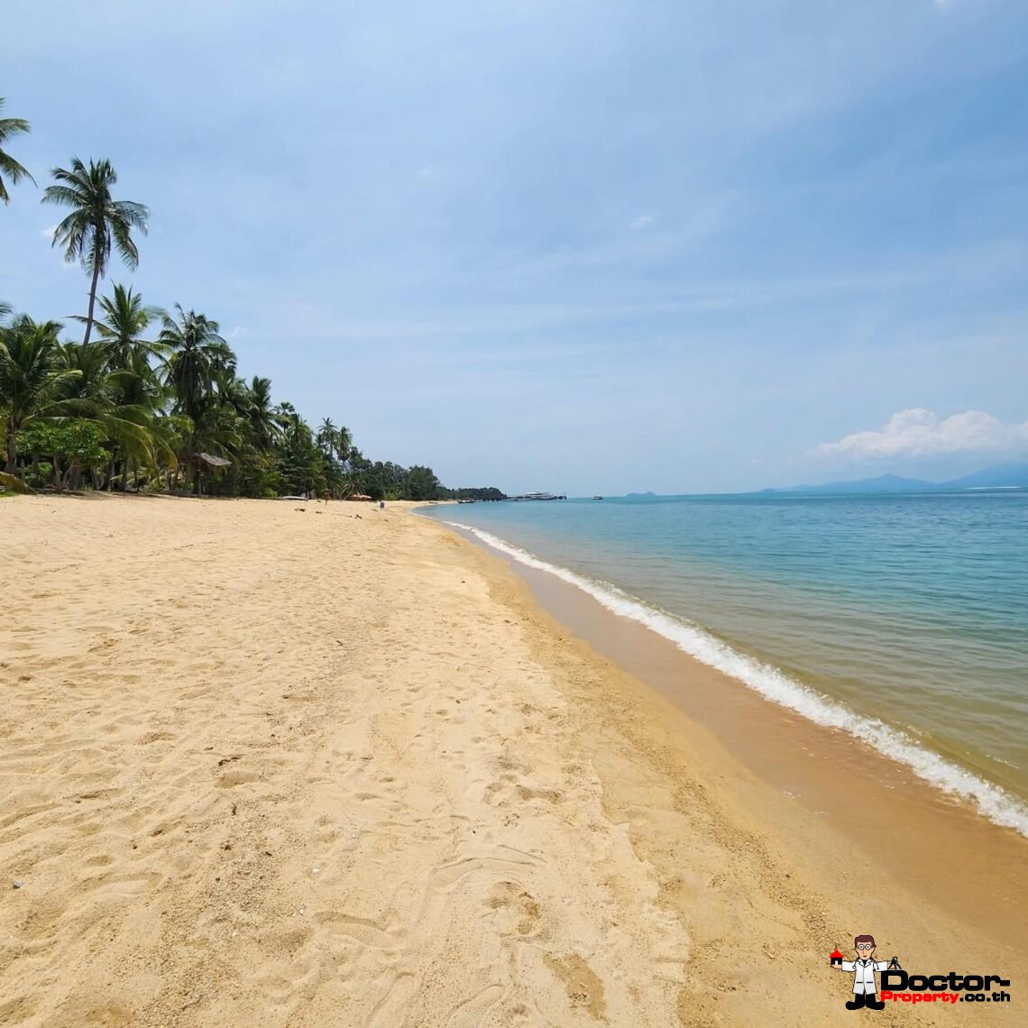 4 Rai Beachfront Land in Mae Nam, Koh Samui – For Sale