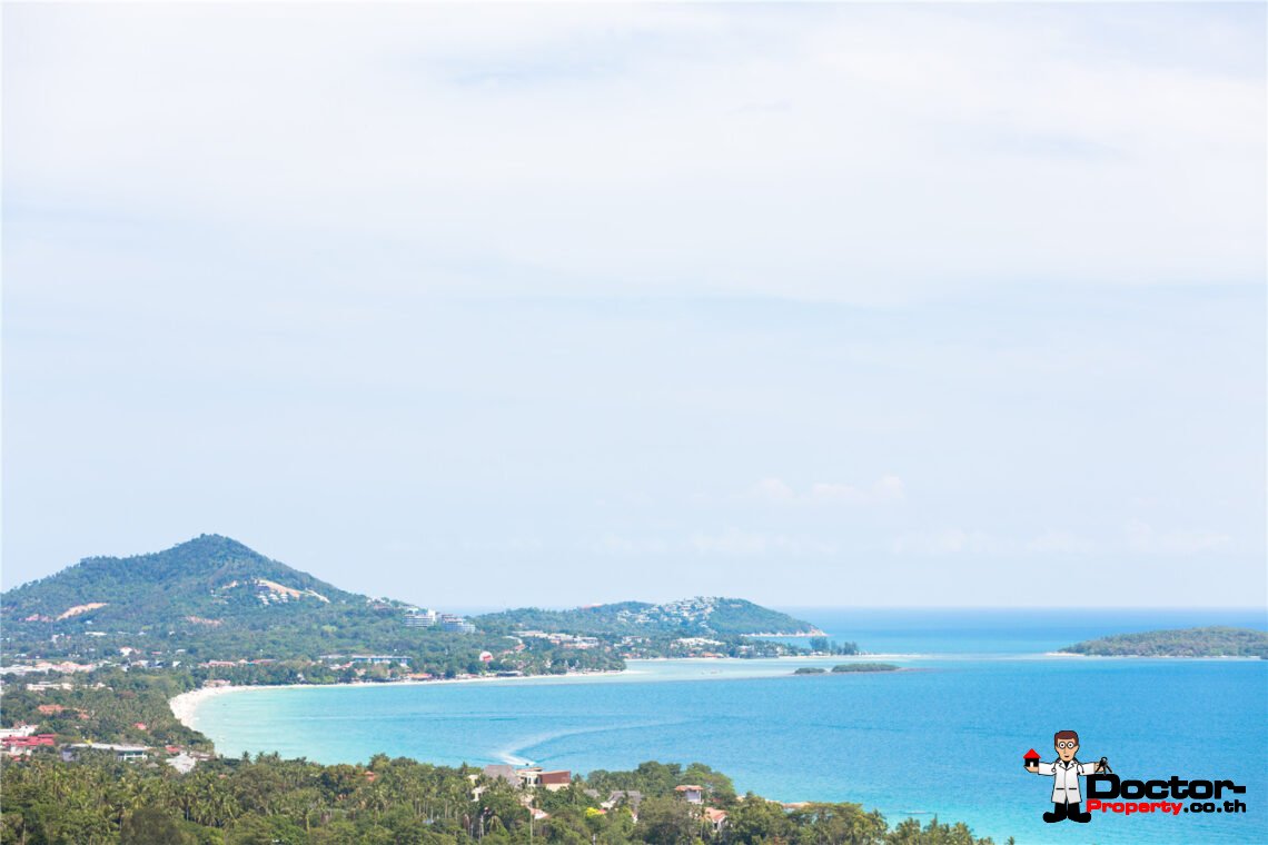 Modern 3 Bedroom Pool Villa with Sea View in Chaweng Noi, Koh Samui – For Sale