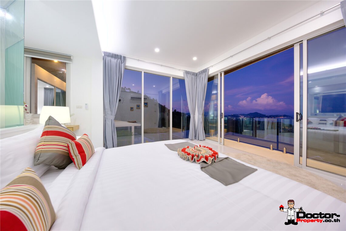 Modern 3 Bedroom Pool Villa with Sea View in Chaweng Noi, Koh Samui – For Sale