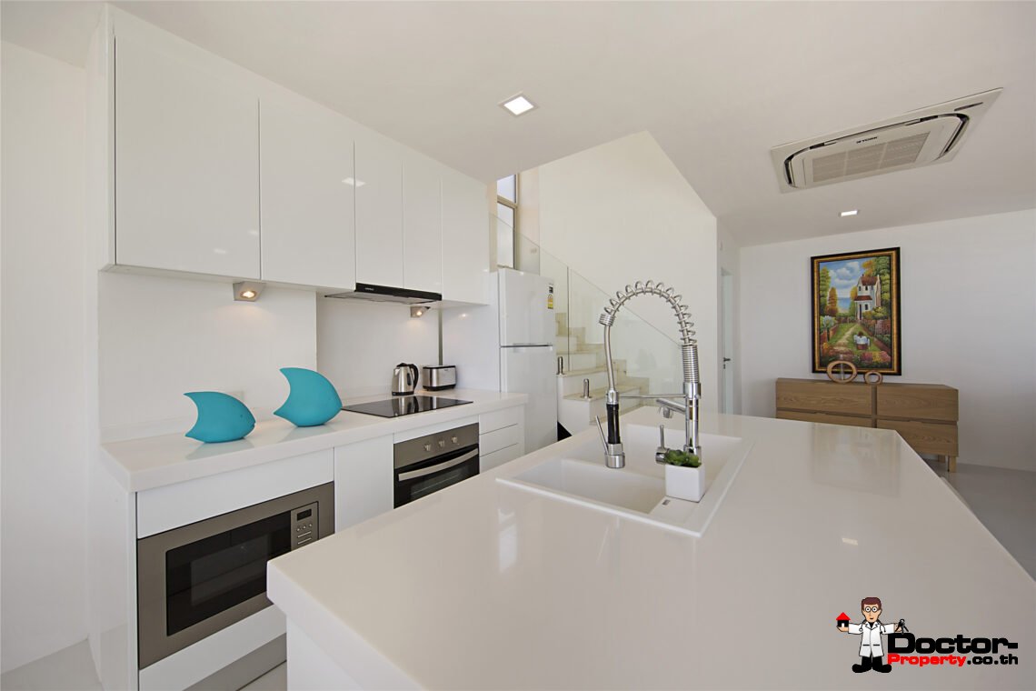 Modern 3 Bedroom Pool Villa with Sea View in Chaweng Noi, Koh Samui – For Sale