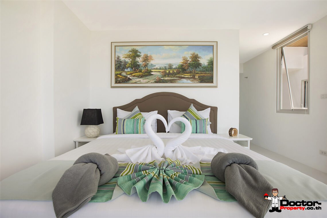 Modern 3 Bedroom Pool Villa with Sea View in Chaweng Noi, Koh Samui – For Sale