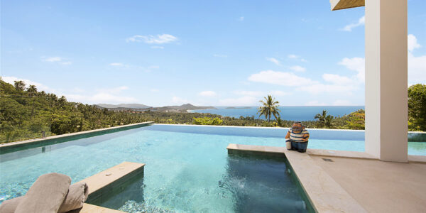 Modern 3 Bedroom Pool Villa with Sea View in Chaweng Noi, Koh Samui – For Sale
