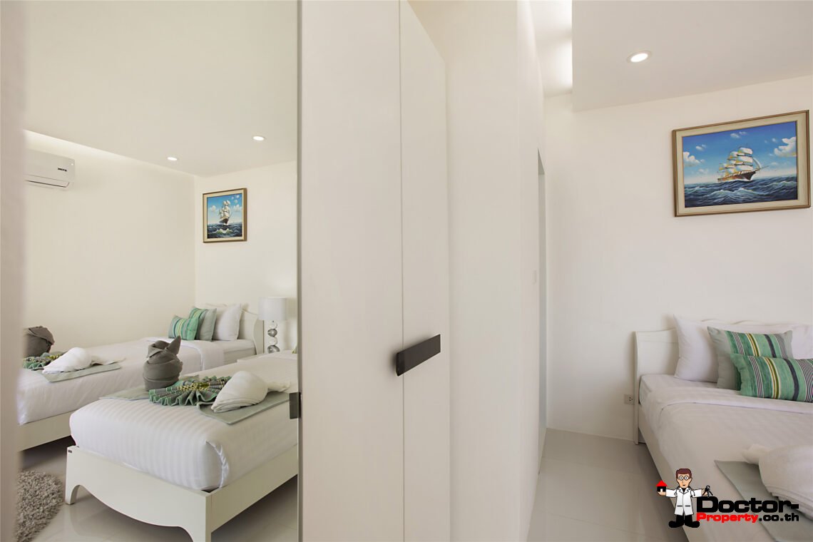 Modern 3 Bedroom Pool Villa with Sea View in Chaweng Noi, Koh Samui – For Sale