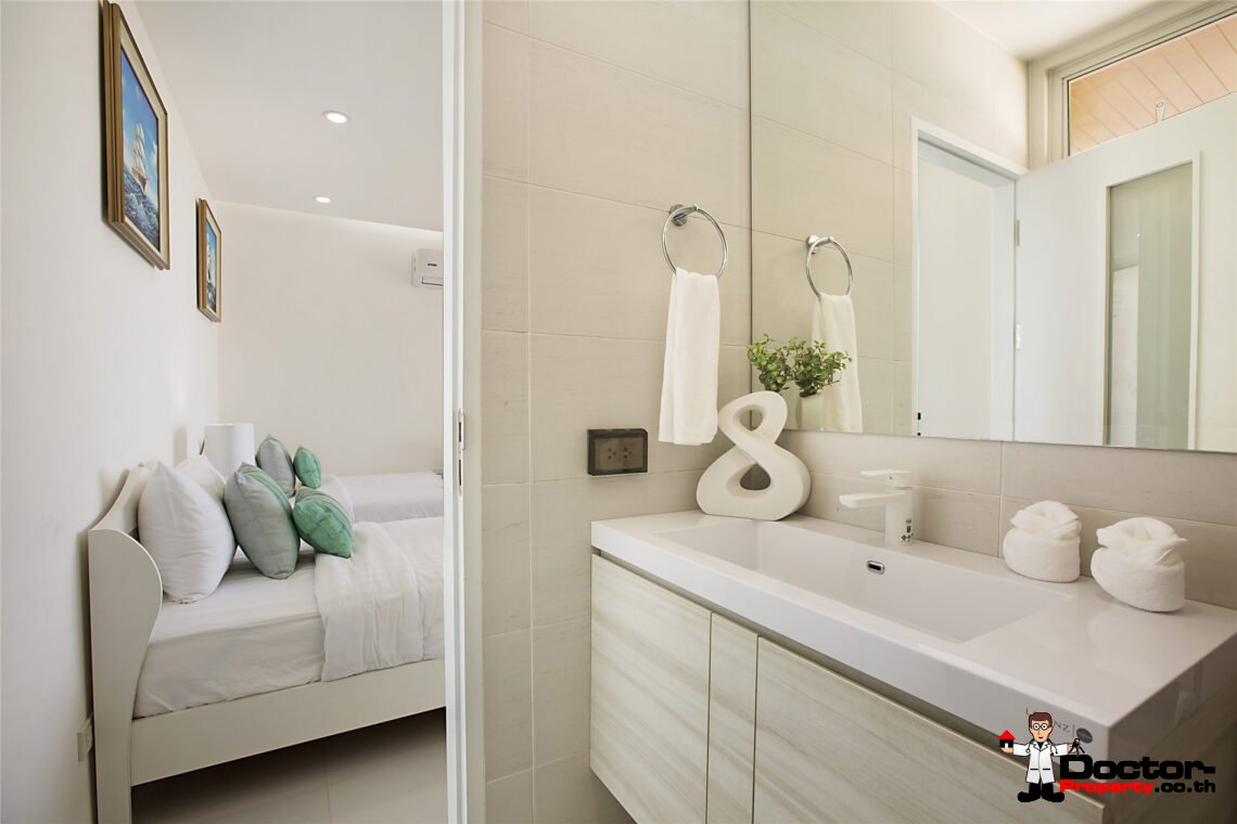 Modern 3 Bedroom Pool Villa with Sea View in Chaweng Noi, Koh Samui – For Sale