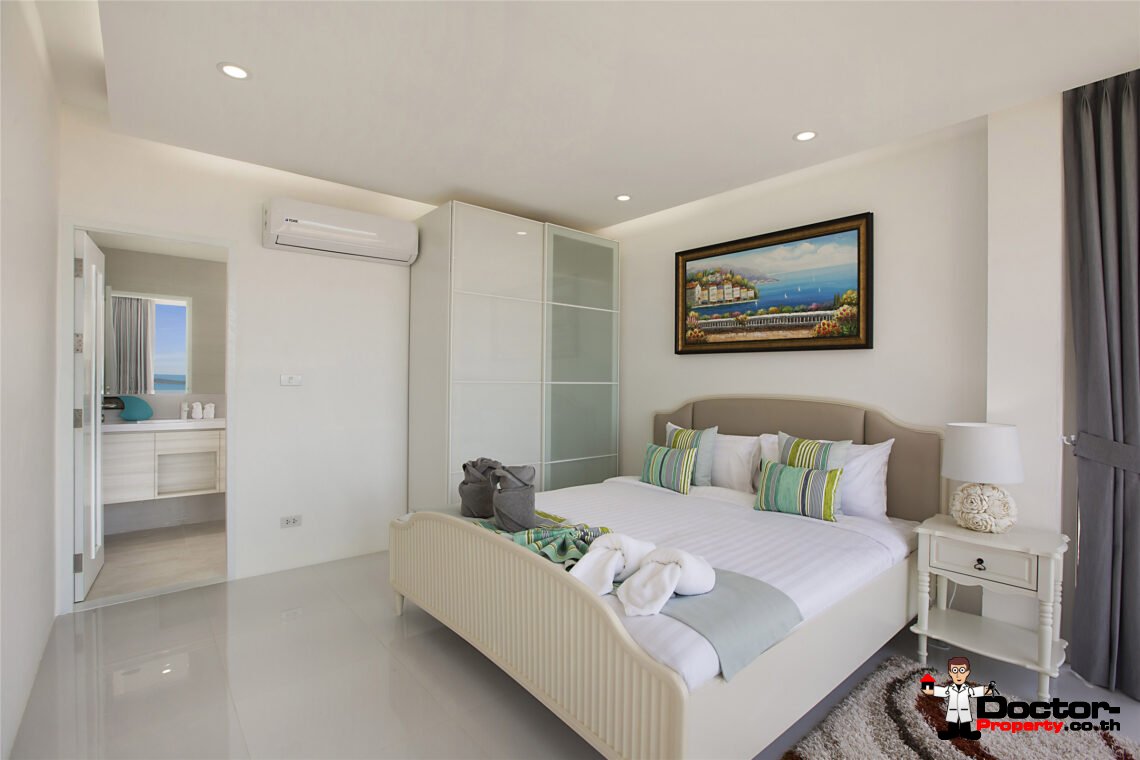 Modern 3 Bedroom Pool Villa with Sea View in Chaweng Noi, Koh Samui – For Sale