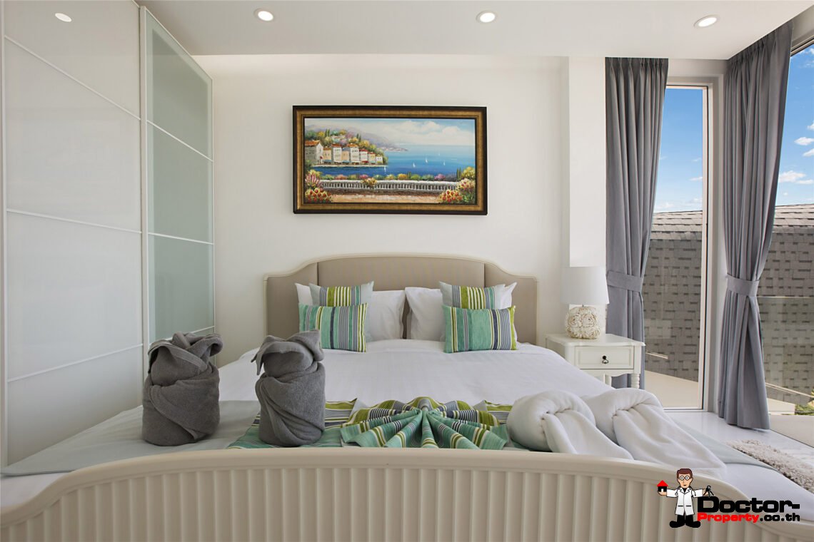 Modern 3 Bedroom Pool Villa with Sea View in Chaweng Noi, Koh Samui – For Sale