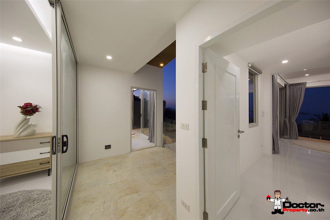 Modern 3 Bedroom Pool Villa with Sea View in Chaweng Noi, Koh Samui – For Sale