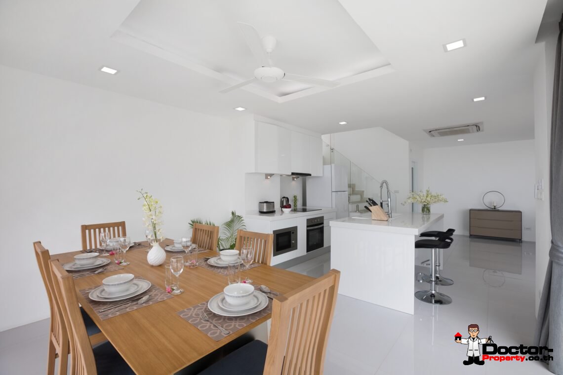 3 Bedroom Pool Villa with Sea View in Chaweng Noi, Koh Samui – For Sale