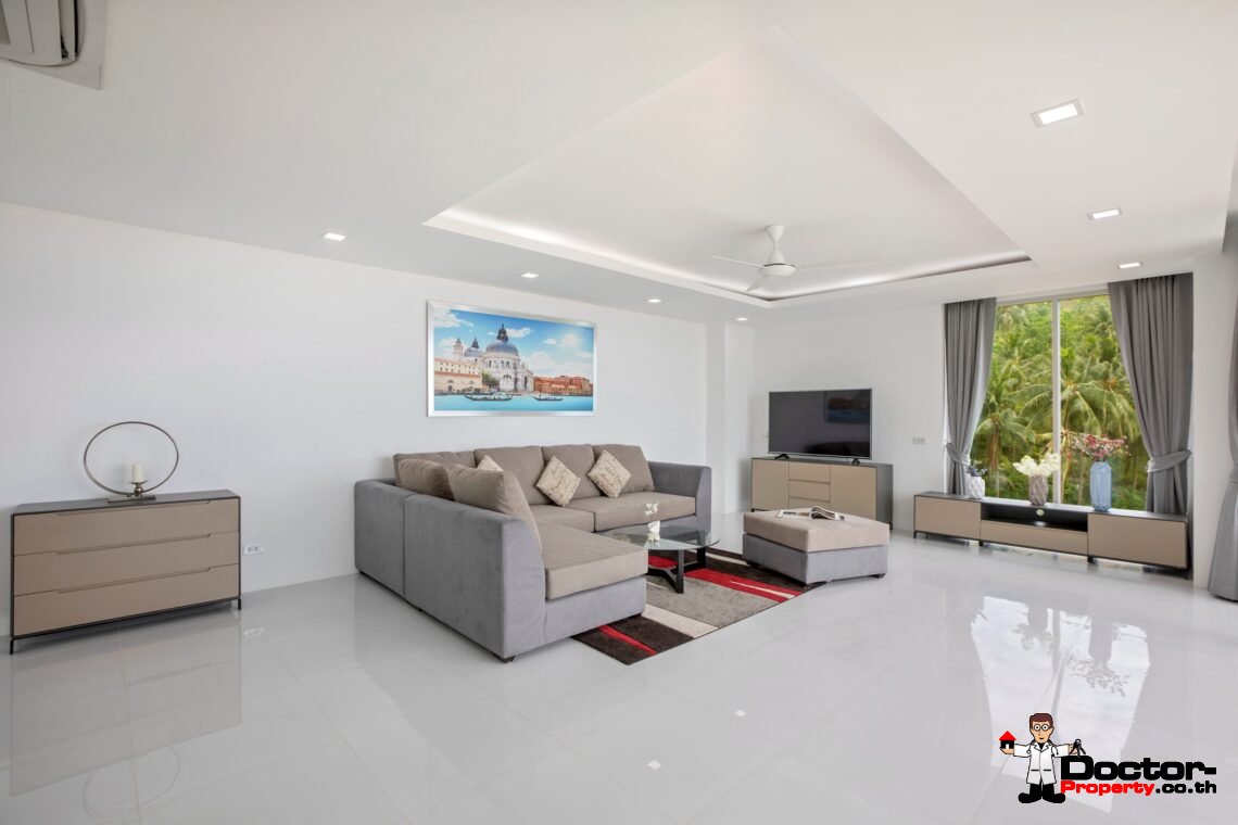 3 Bedroom Pool Villa with Sea View in Chaweng Noi, Koh Samui – For Sale