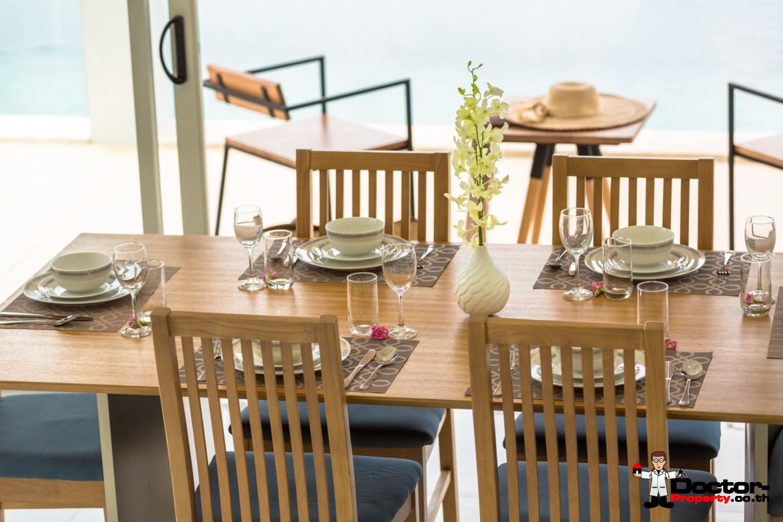 3 Bedroom Pool Villa with Sea View in Chaweng Noi, Koh Samui – For Sale