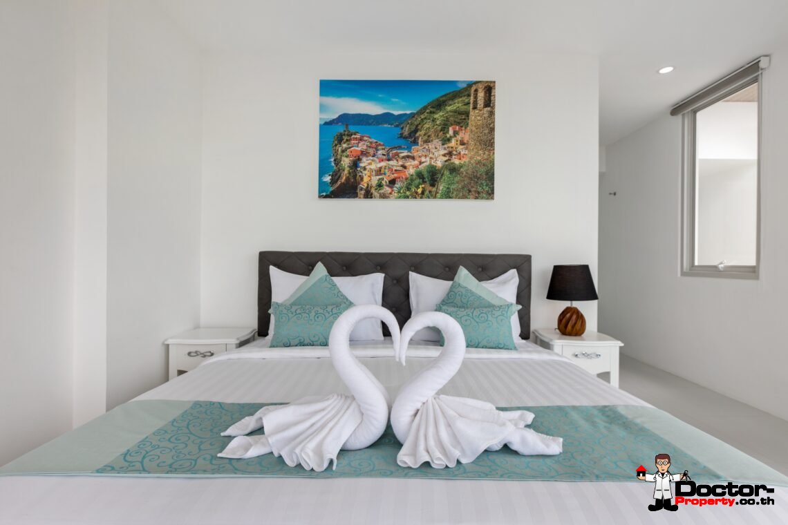 3 Bedroom Pool Villa with Sea View in Chaweng Noi, Koh Samui – For Sale