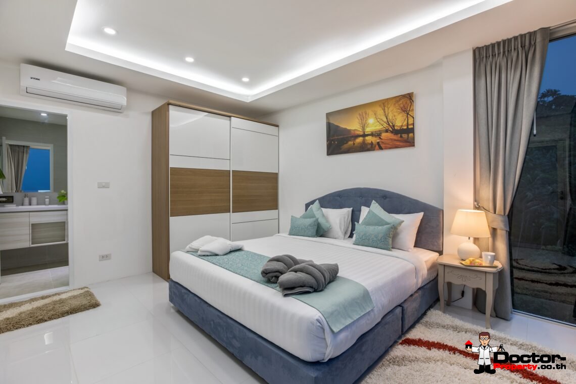 3 Bedroom Pool Villa with Sea View in Chaweng Noi, Koh Samui – For Sale