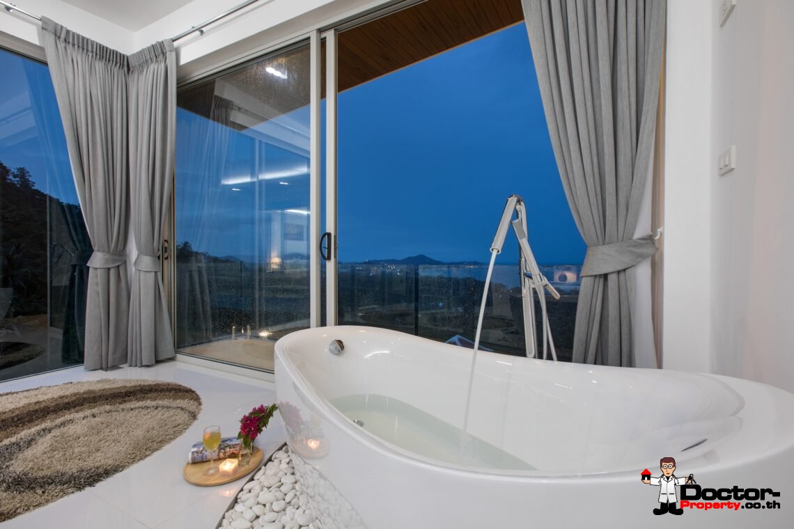 3 Bedroom Pool Villa with Sea View in Chaweng Noi, Koh Samui – For Sale