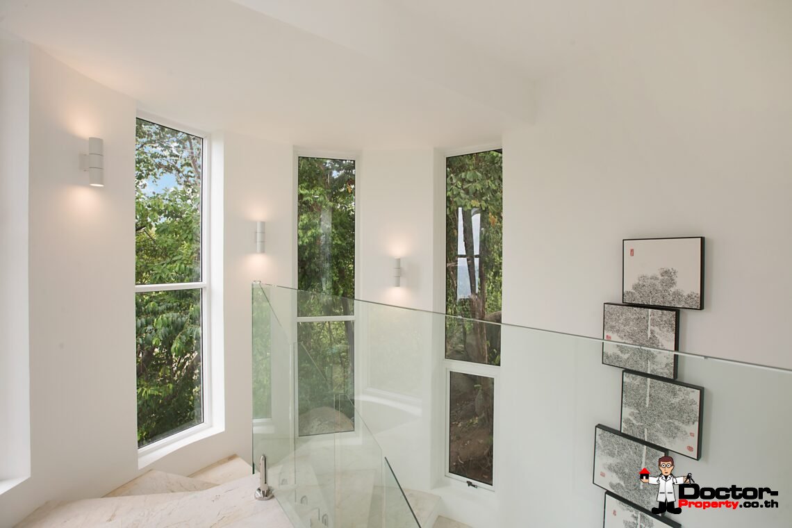 Modern 3 Bedroom Pool Villa with Sea View in Chaweng Noi, Koh Samui – For Sale