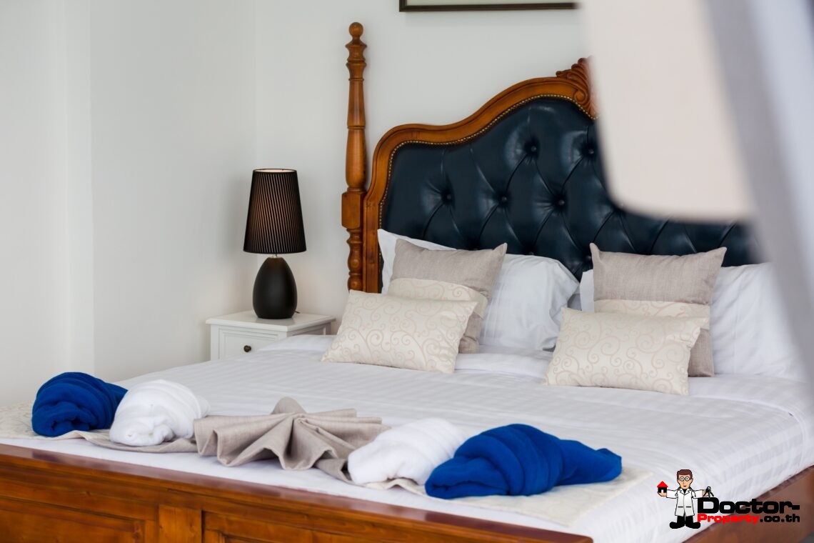 Modern 3 Bedroom Pool Villa with Sea View in Chaweng Noi, Koh Samui – For Sale