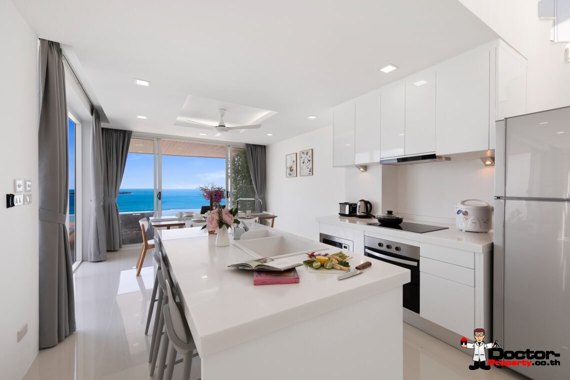 Modern 3 Bedroom Pool Villa with Sea View in Chaweng Noi, Koh Samui – For Sale
