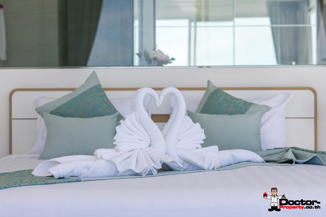 Modern 3 Bedroom Pool Villa with Sea View in Chaweng Noi, Koh Samui – For Sale