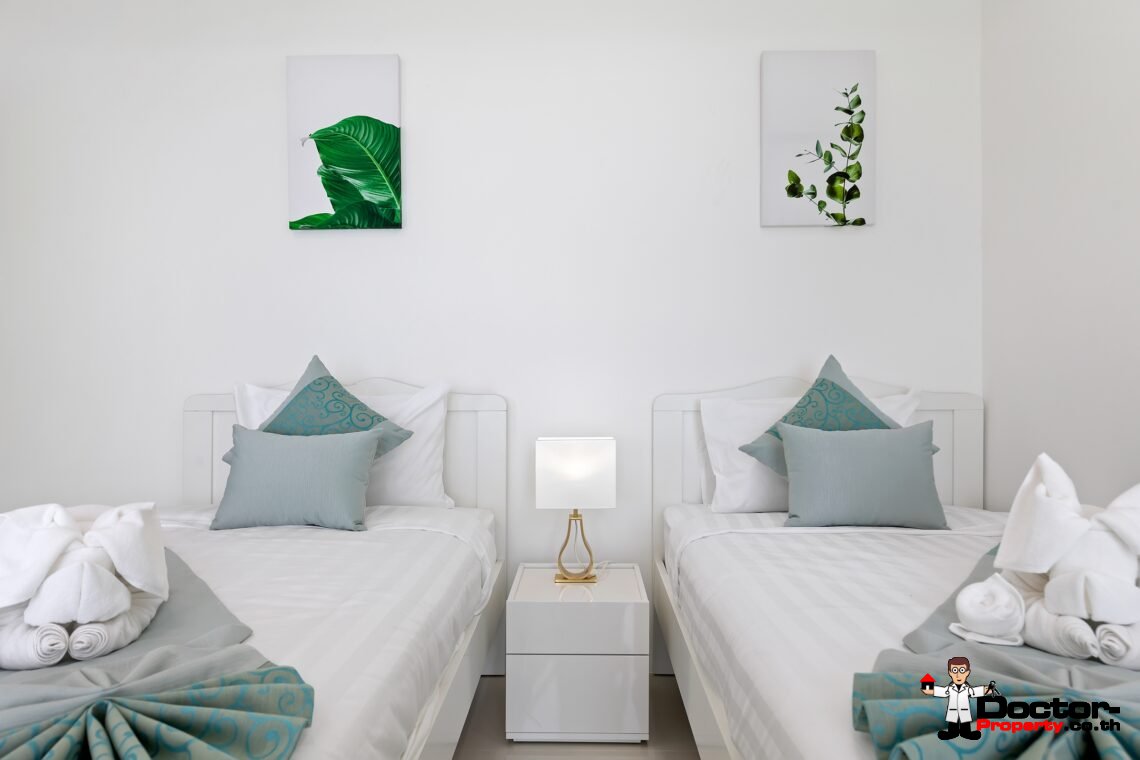 Modern 3 Bedroom Pool Villa with Sea View in Chaweng Noi, Koh Samui – For Sale