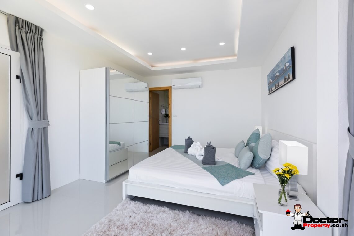 Modern 4 Bedroom Pool Villa with Sea View in Chaweng Noi, Koh Samui – For Sale