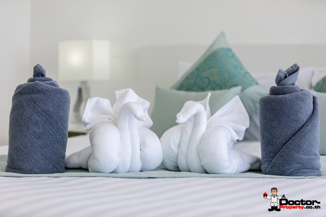 Modern 4 Bedroom Pool Villa with Sea View in Chaweng Noi, Koh Samui – For Sale